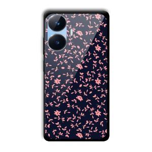 Little Pink Petals Customized Printed Glass Back Cover for Realme Narzo N55