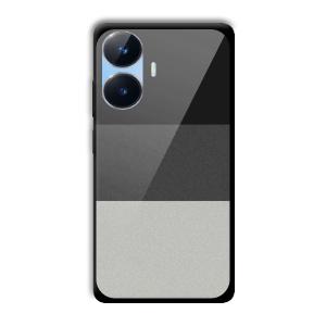 Shades of Grey Customized Printed Glass Back Cover for Realme Narzo N55