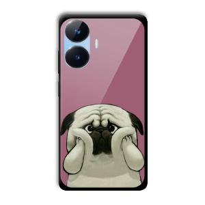 Chubby Dogo Customized Printed Glass Back Cover for Realme Narzo N55