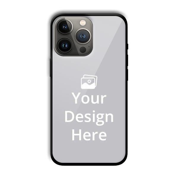 Glass Premium Customized Photo Printed Back Case for Apple iPhone 13 Pro Max