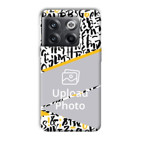 Letters Customized Printed Back Case for OnePlus 10T 5G