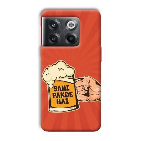 Sahi Pakde Hai Customized Printed Back Case for OnePlus 10T 5G
