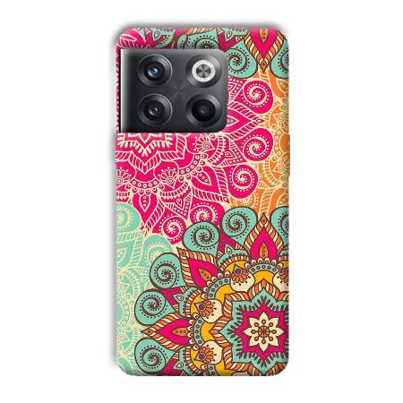 Floral Design Customized Printed Back Case for OnePlus 10T 5G