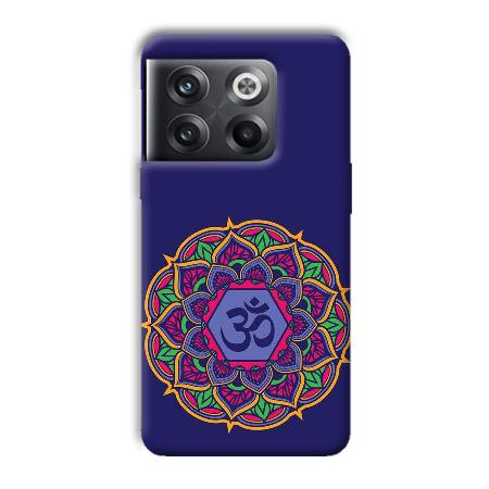 Blue Om Design Customized Printed Back Case for OnePlus 10T 5G