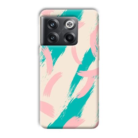 Pinkish Blue Customized Printed Back Case for OnePlus 10T 5G