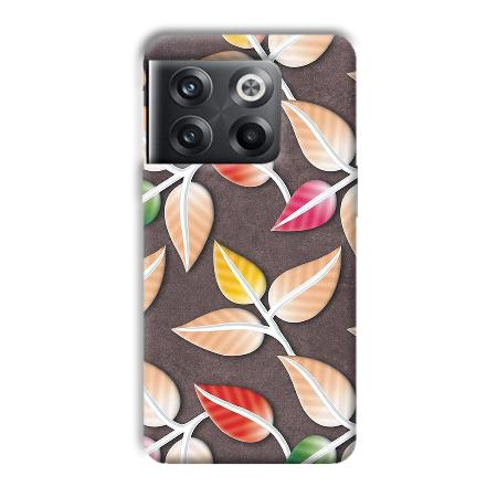 Leaves Customized Printed Back Case for OnePlus 10T 5G