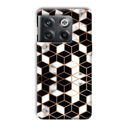 Black Cubes Customized Printed Back Case for OnePlus 10T 5G