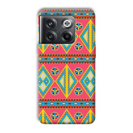 Colorful Rhombus Customized Printed Back Case for OnePlus 10T 5G