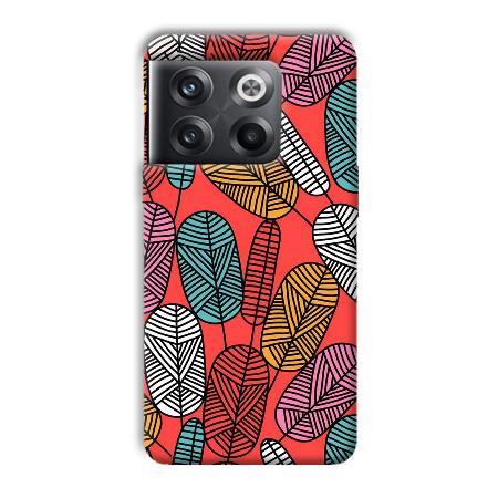 Lines and Leaves Customized Printed Back Case for OnePlus 10T 5G