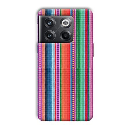 Fabric Pattern Customized Printed Back Case for OnePlus 10T 5G