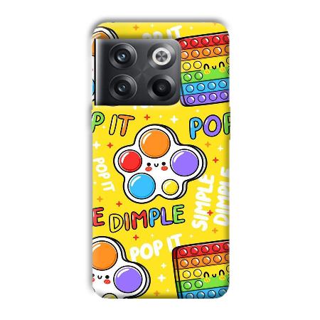 Pop It Customized Printed Back Case for OnePlus 10T 5G