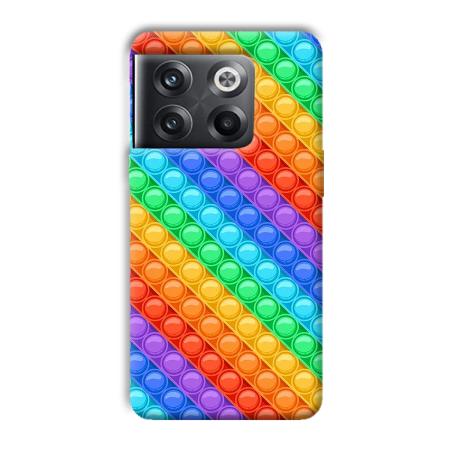 Colorful Circles Customized Printed Back Case for OnePlus 10T 5G