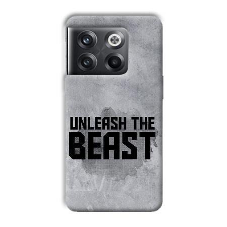 Unleash The Beast Customized Printed Back Case for OnePlus 10T 5G