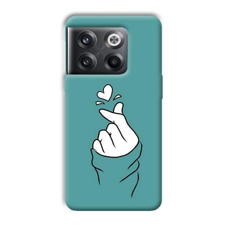 Korean Love Design Customized Printed Back Case for OnePlus 10T 5G