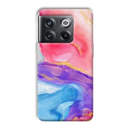 Water Colors Customized Printed Back Case for OnePlus 10T 5G