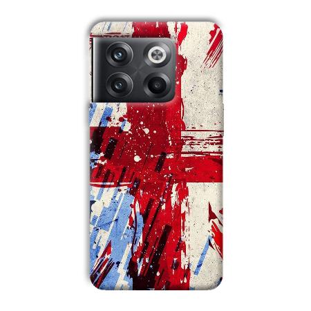 Red Cross Design Customized Printed Back Case for OnePlus 10T 5G
