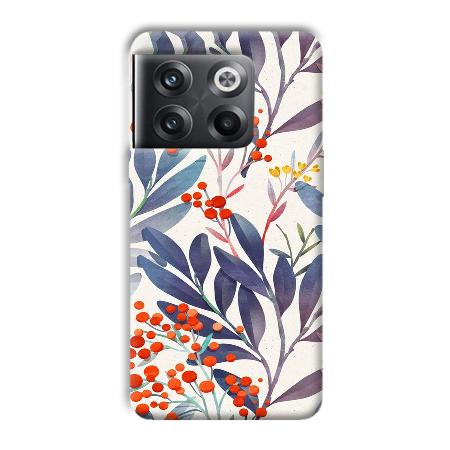 Cherries Customized Printed Back Case for OnePlus 10T 5G