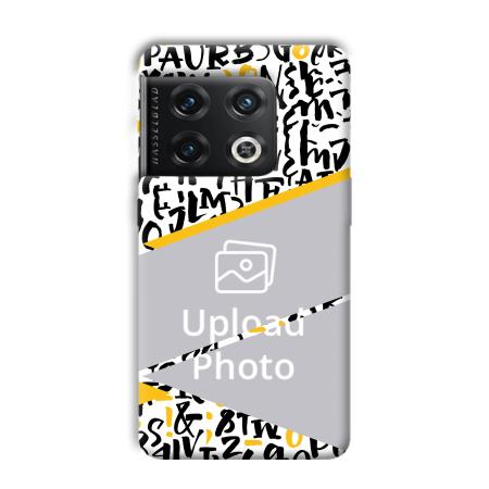 Letters Customized Printed Back Case for OnePlus 10 Pro 5G