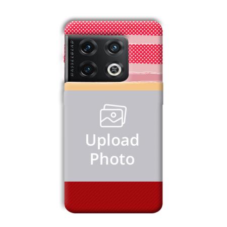 Red Pink Design Customized Printed Back Case for OnePlus 10 Pro 5G
