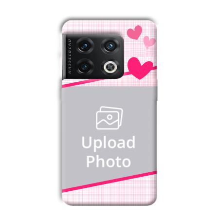 Pink Check Customized Printed Back Case for OnePlus 10 Pro 5G