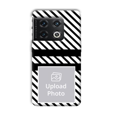 White Black Customized Printed Back Case for OnePlus 10 Pro 5G
