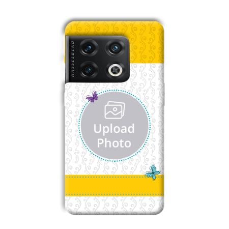 Butterflies & Yellow Customized Printed Back Case for OnePlus 10 Pro 5G