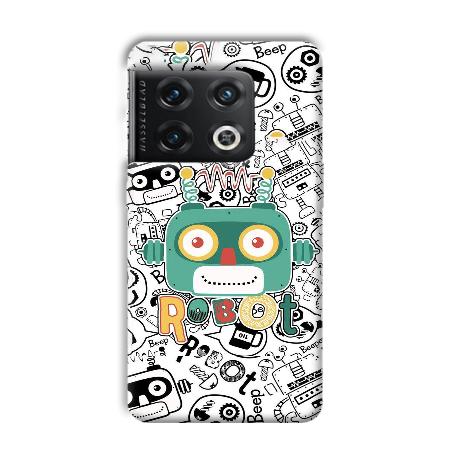 Animated Robot Customized Printed Back Case for OnePlus 10 Pro 5G