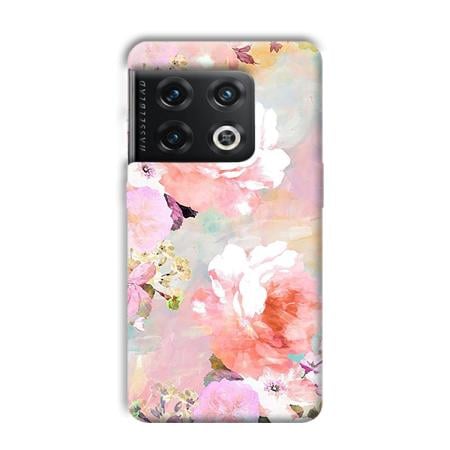 Floral Canvas Customized Printed Back Case for OnePlus 10 Pro 5G