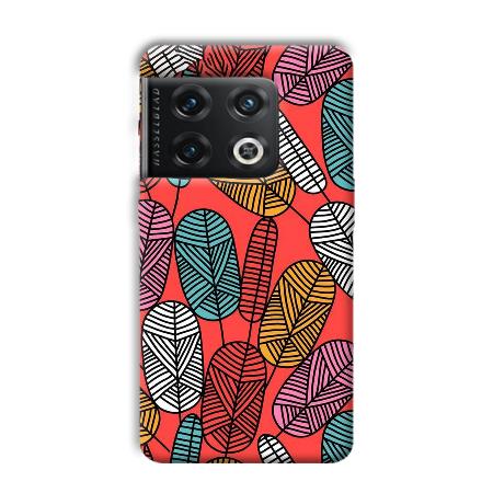 Lines and Leaves Customized Printed Back Case for OnePlus 10 Pro 5G