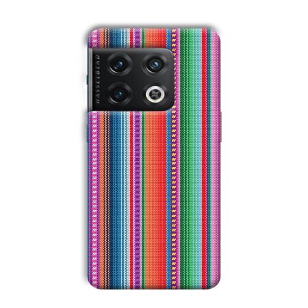 Fabric Pattern Customized Printed Back Case for OnePlus 10 Pro 5G