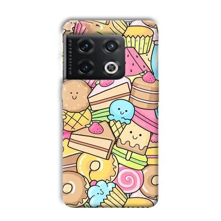 Love Desserts Customized Printed Back Case for OnePlus 10 Pro 5G
