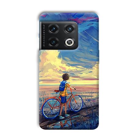Boy & Sunset Customized Printed Back Case for OnePlus 10 Pro 5G