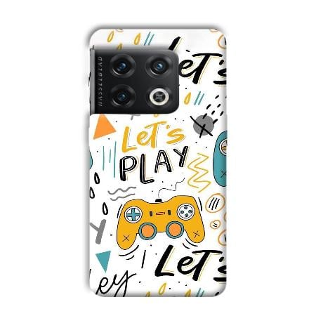 Let's Play Customized Printed Back Case for OnePlus 10 Pro 5G