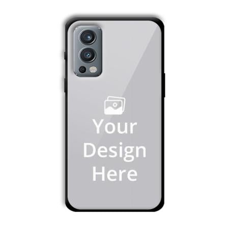 Glass Premium Customized Photo Printed Back Case for OnePlus Nord 2
