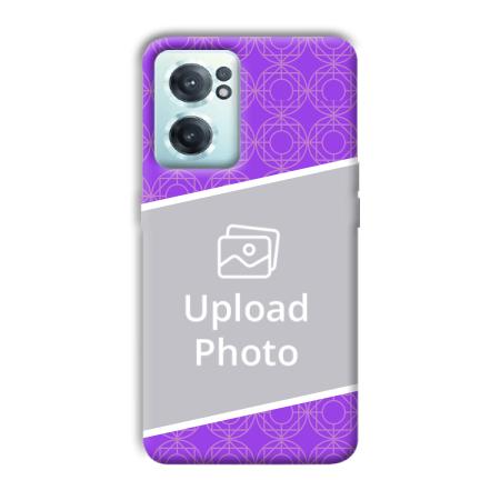 Purple Design Customized Printed Back Case for OnePlus Nord CE 2