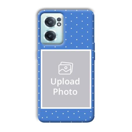 Sky Blue White Customized Printed Back Case for OnePlus Nord CE 2