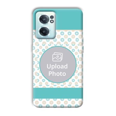 Blue Flowers Customized Printed Back Case for OnePlus Nord CE 2