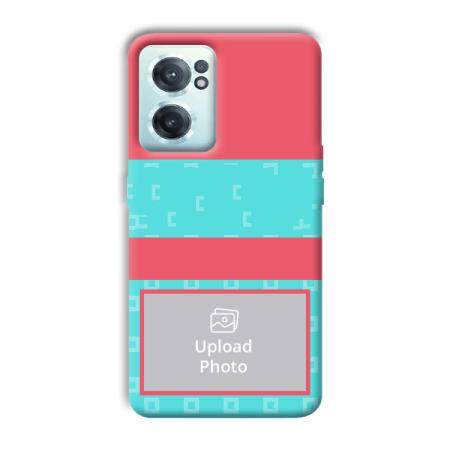 Bluish Pattern Customized Printed Back Case for OnePlus Nord CE 2