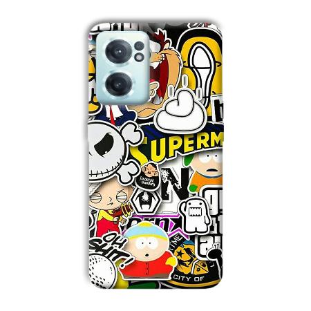 Cartoons Customized Printed Back Case for OnePlus Nord CE 2