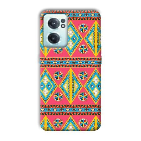 Colorful Rhombus Customized Printed Back Case for OnePlus Nord CE 2