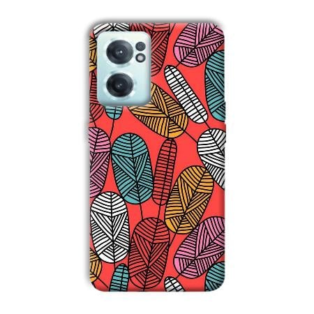 Lines and Leaves Customized Printed Back Case for OnePlus Nord CE 2