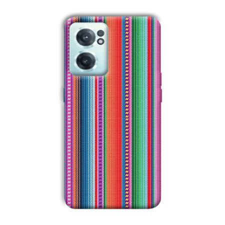 Fabric Pattern Customized Printed Back Case for OnePlus Nord CE 2