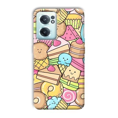 Love Desserts Customized Printed Back Case for OnePlus Nord CE 2