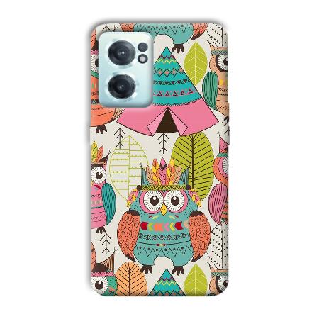 Fancy Owl Customized Printed Back Case for OnePlus Nord CE 2