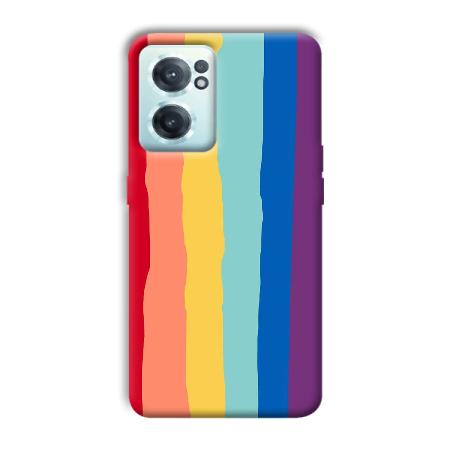 Vertical Paint Customized Printed Back Case for OnePlus Nord CE 2