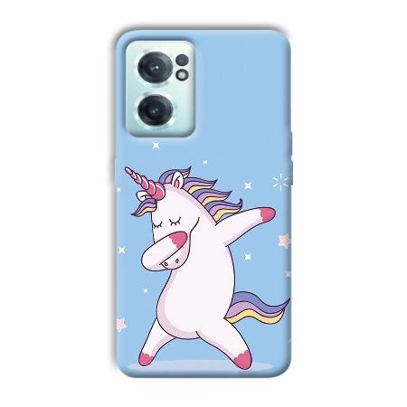 Unicorn Dab Customized Printed Back Case for OnePlus Nord CE 2