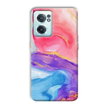 Water Colors Customized Printed Back Case for OnePlus Nord CE 2