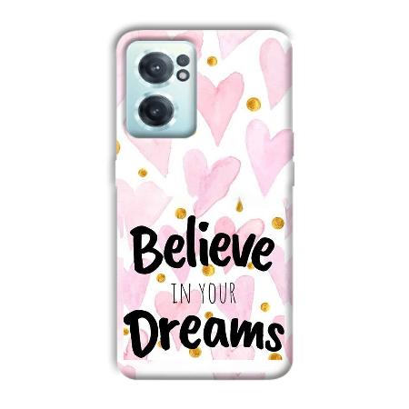 Believe Customized Printed Back Case for OnePlus Nord CE 2
