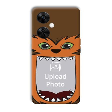 Monkey's Mouth Customized Printed Back Case for OnePlus Nord CE 3 Lite 5G