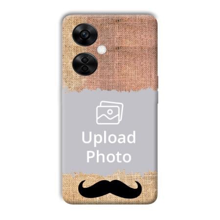 Moustache Customized Printed Back Case for OnePlus Nord CE 3 Lite 5G